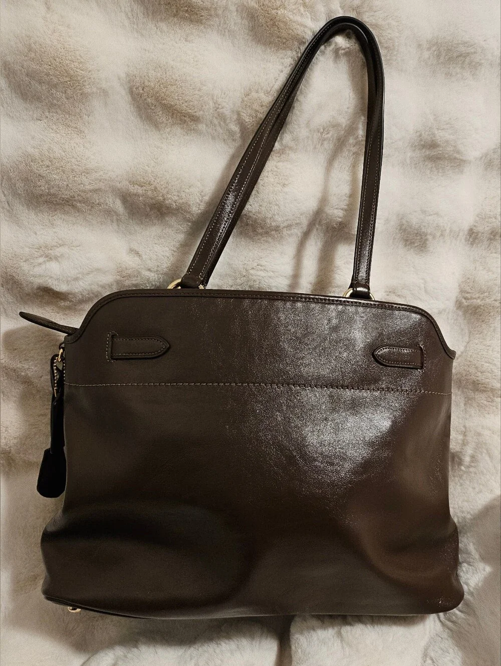COACH Easton Tote Bag Dark Brown